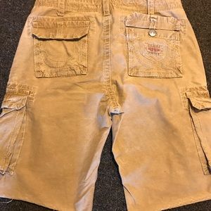 True religion cargo shorts